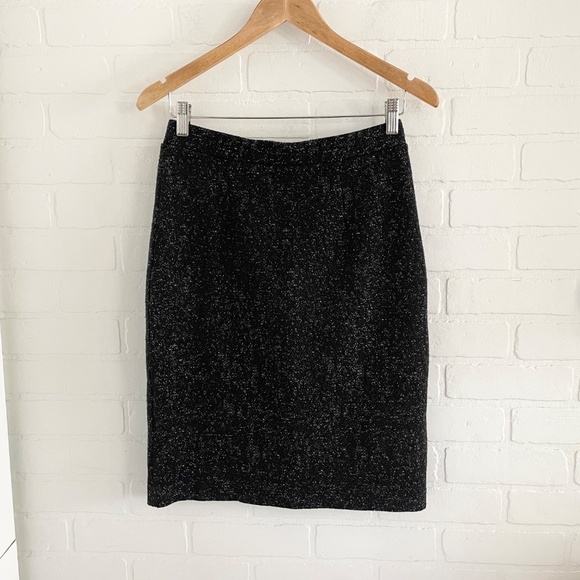 Vintage y2K 90s Pencil skirt Lurex Stretch Rockstar girlfriend Whimsygoth S - Picture 9 of 9